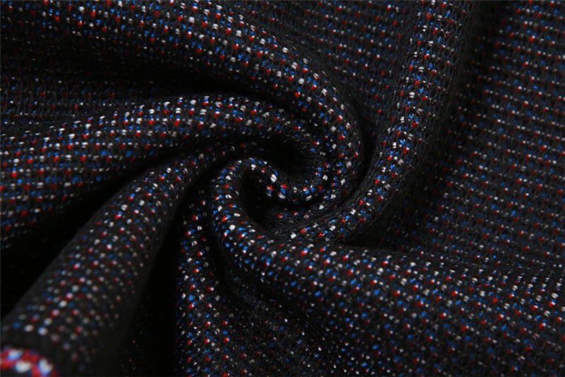 Women Letter Knitting Ribbed Top and Skirt two-piece set 77