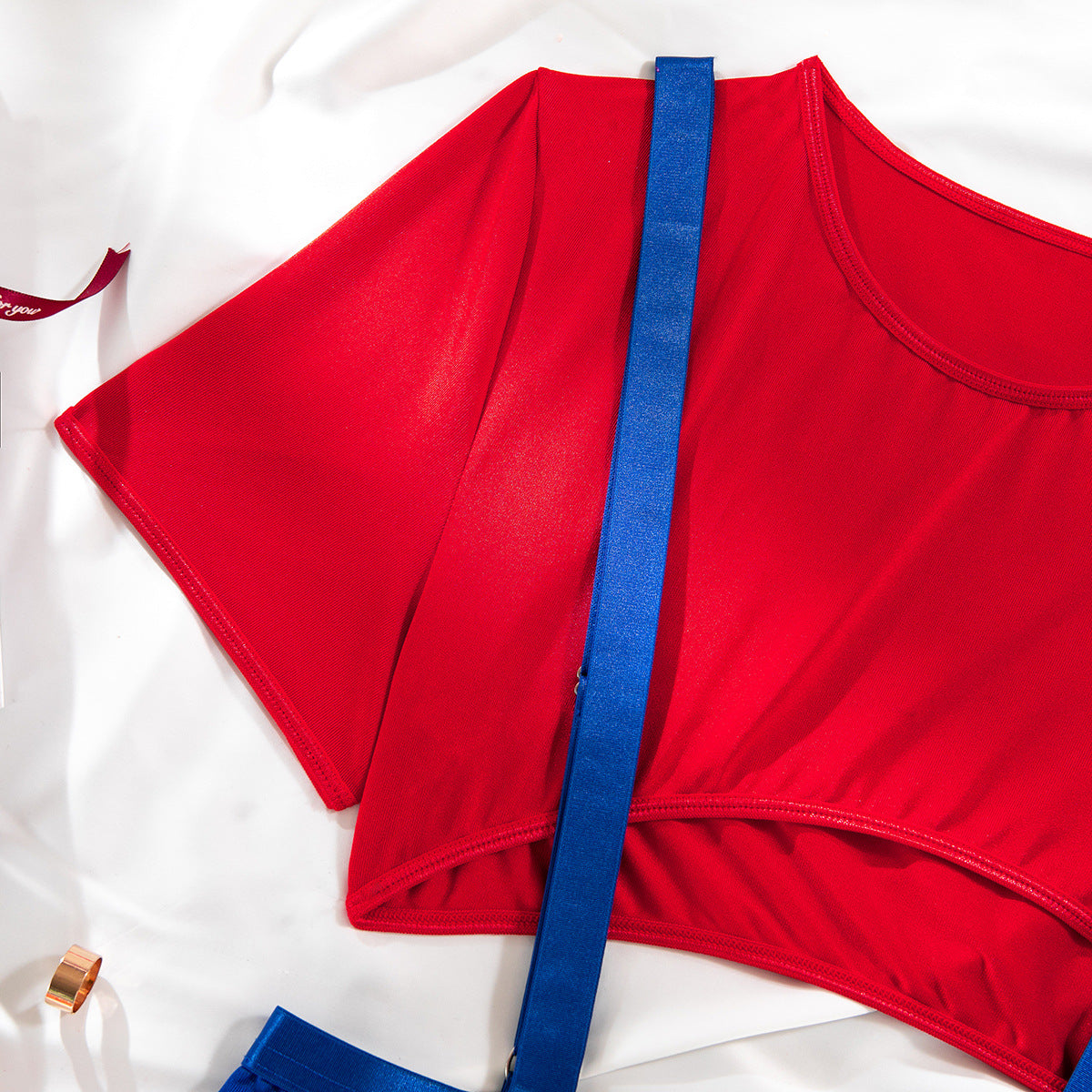 Women sexy party uniform passionate seductive suspender Sexy lingerie set 11