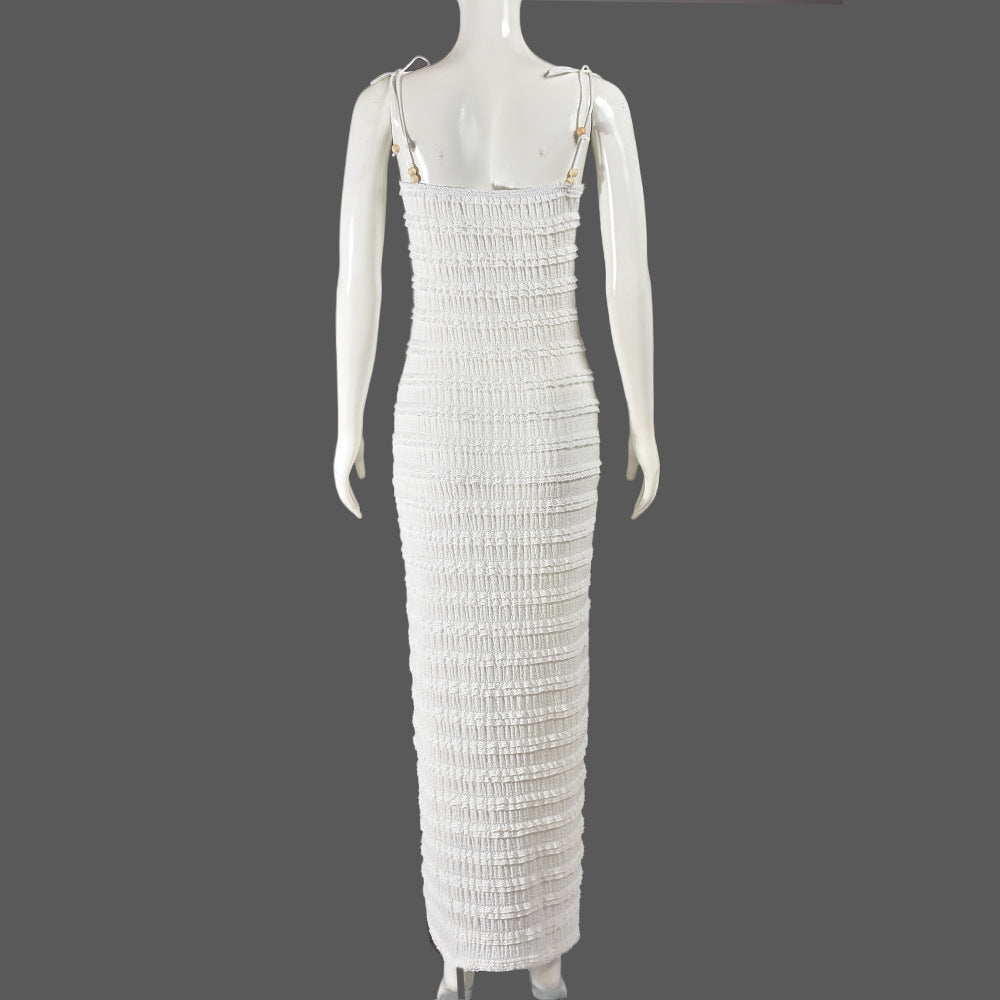 Women summer Backless Strap Dress 8