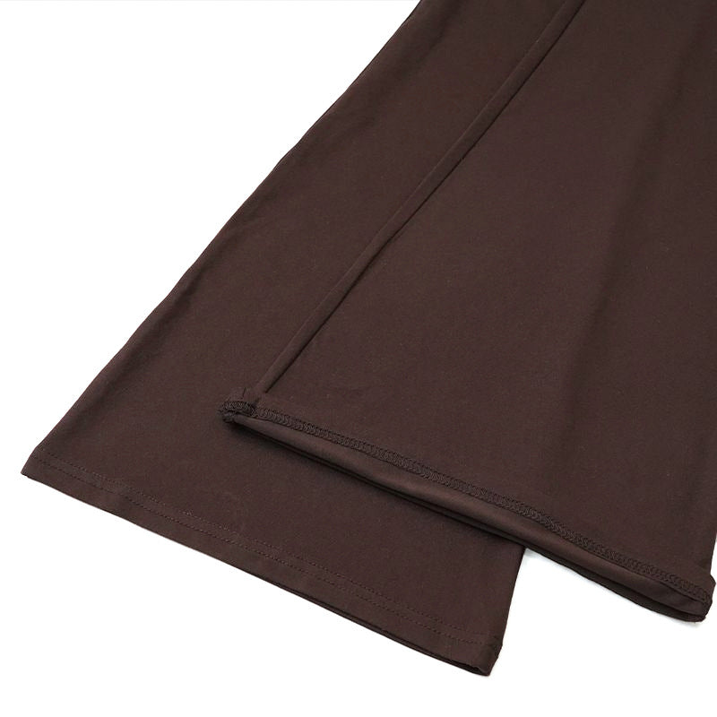 Fashion Loose T-Shirt Long Wide-Leg Pants Two-Piece Suits For Women 11