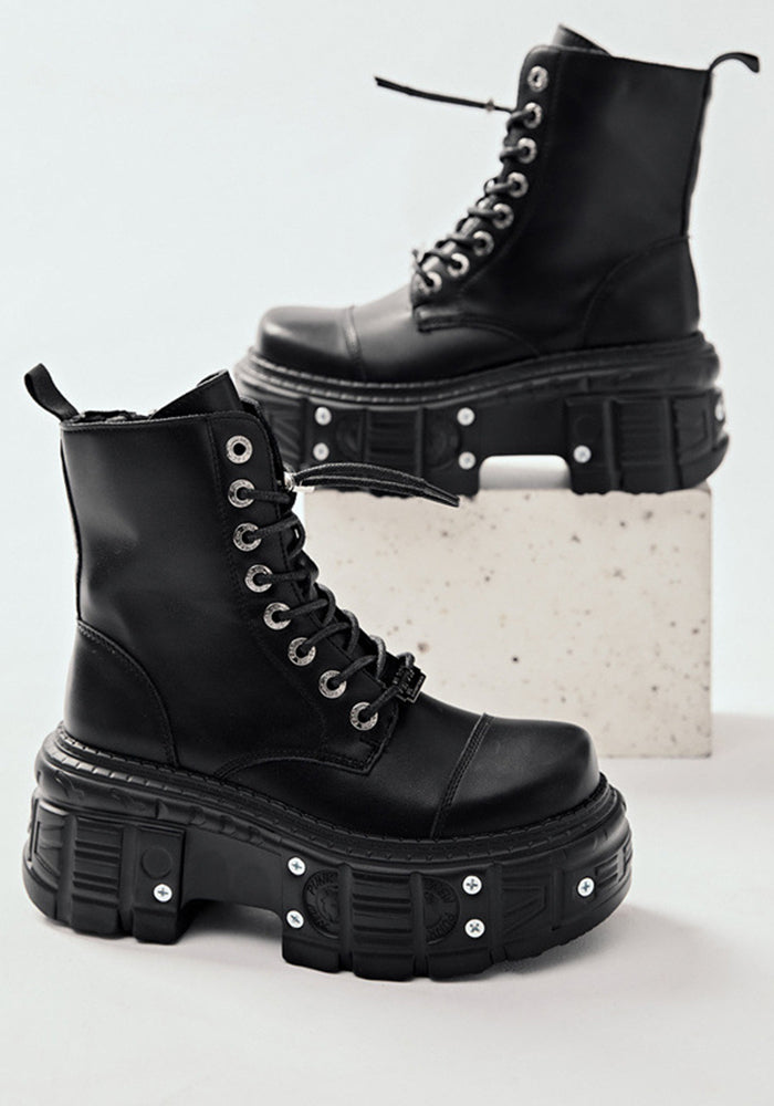 Women thick-soled punk Martin boots