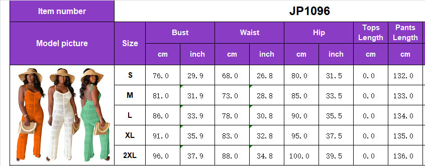 Women solid knitting sexy suspender hollow jumpsuit 12