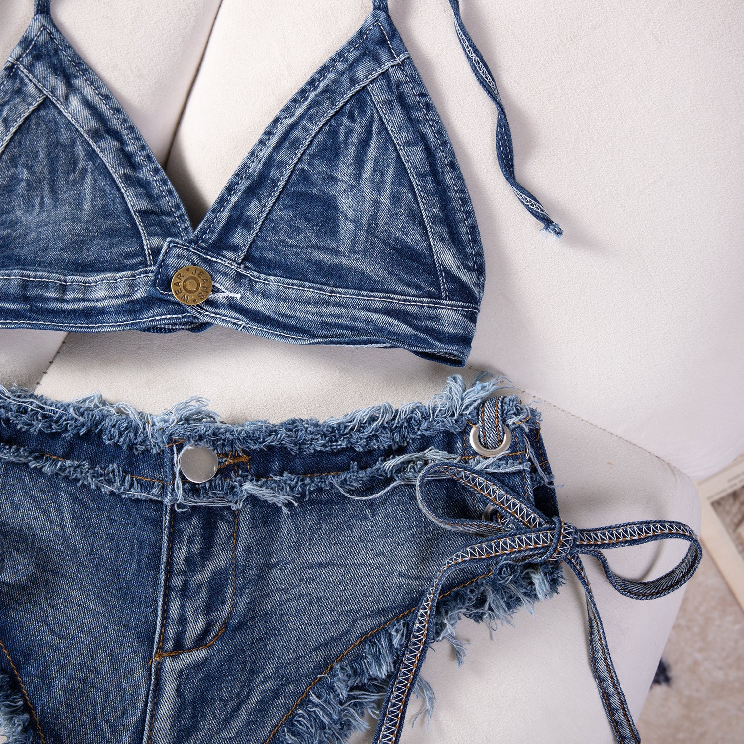 Women Denim Bikini Set 8