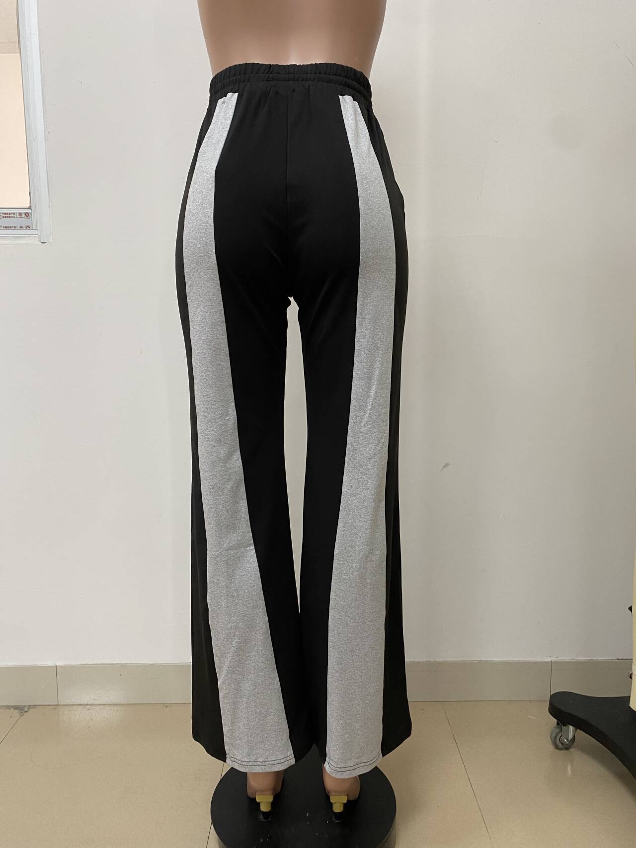 Women Casual Patchwork Loose Straight Pants 9