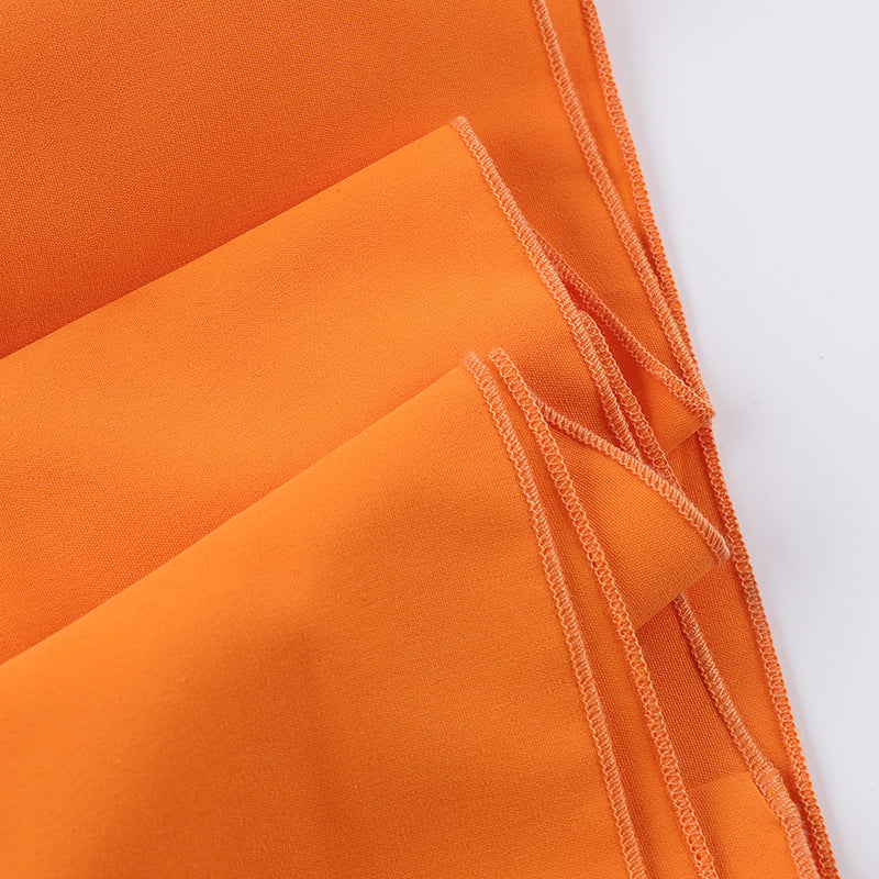 Summer Strapless Halter Neck A-line Dress 17