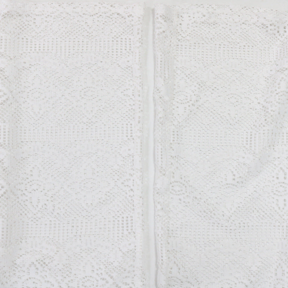 Women Sexy Lace-up Top and Wide-leg Pants Two Piece Set 8