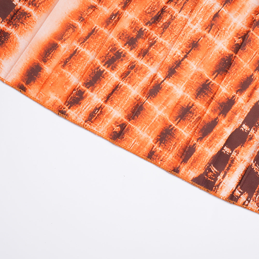 African Women's Plus Size Embroidered Beaded Chic Career Two Piece Pleated Skirt Set 23