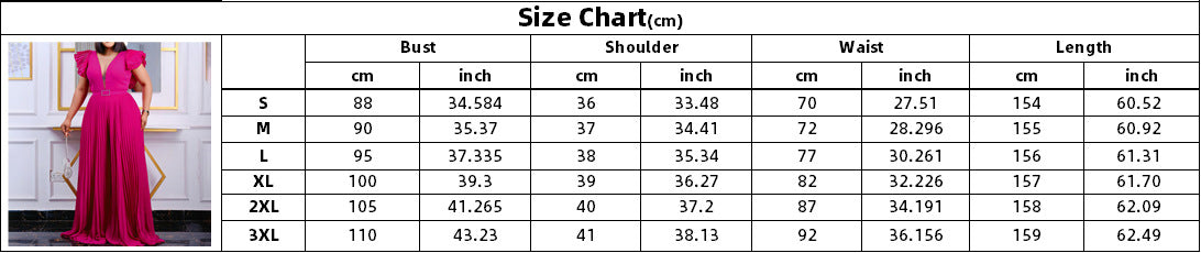 Women Sexy Short Sleeve Pleated Wide Leg Jumpsuit with Belt 8