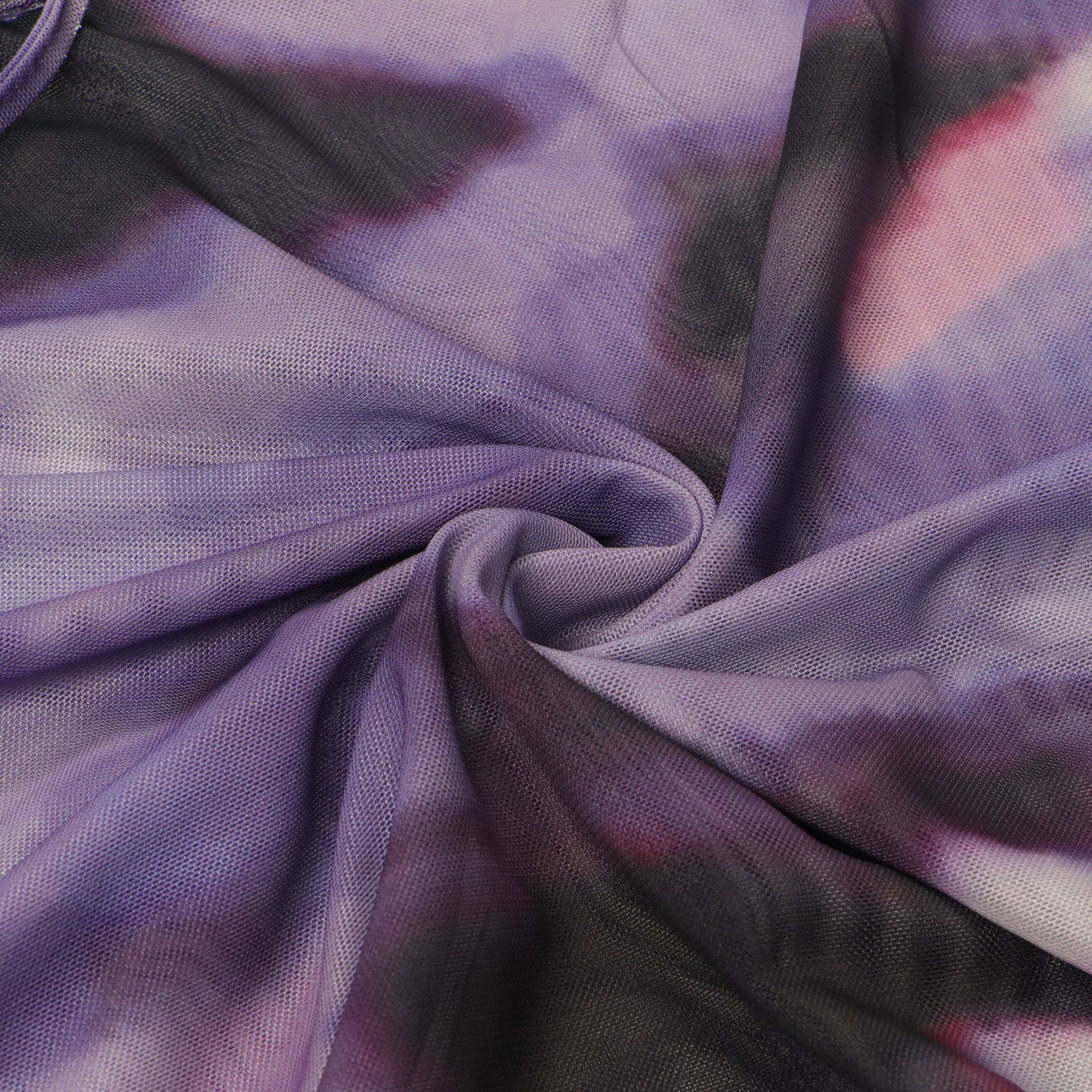 Sexy Printed Lace-Up Long-Sleeved Dress Nightclub Wear 32