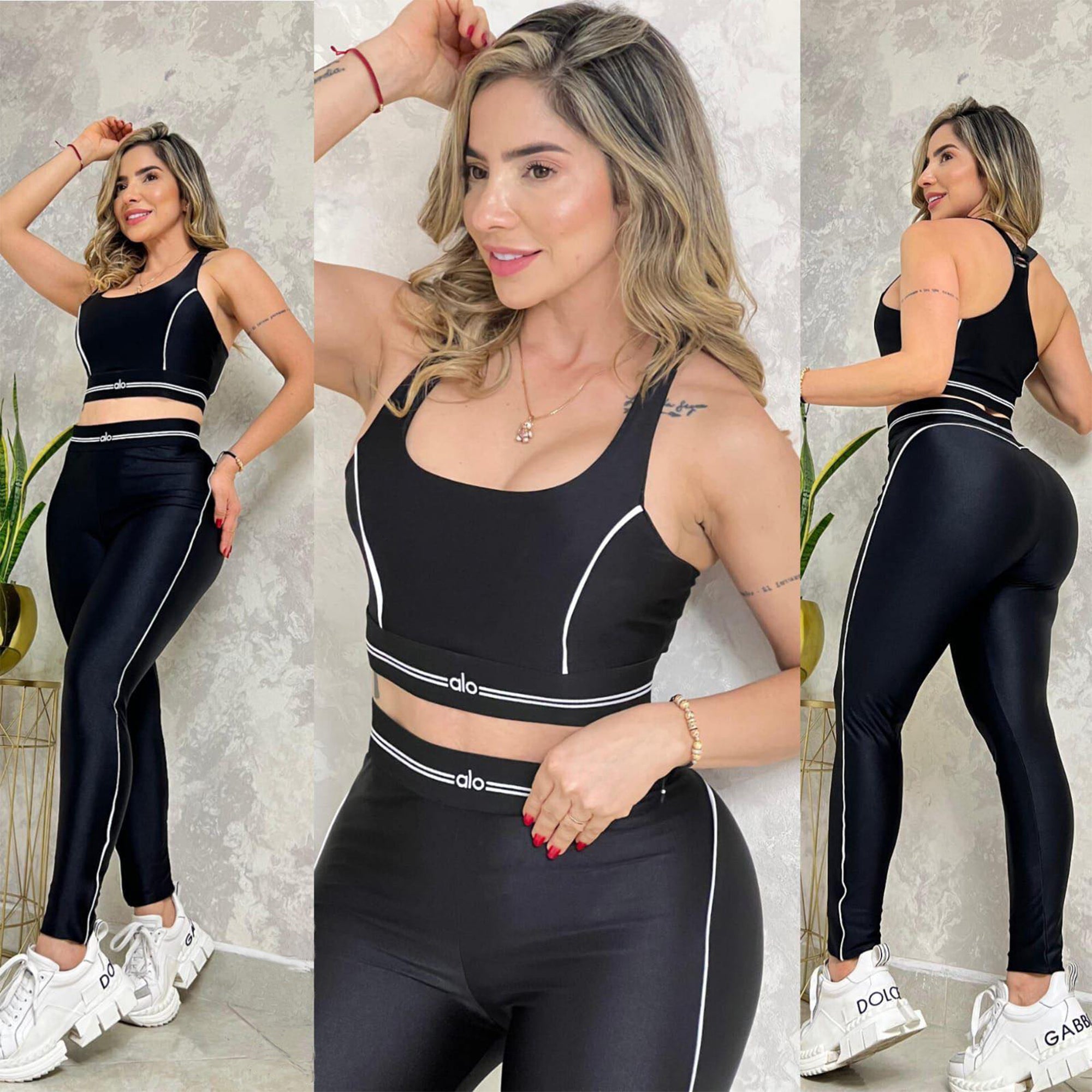 Summer Yoga Fitness High-Waist Seamless Training Set High-Stretch Yoga Tank & Pants set