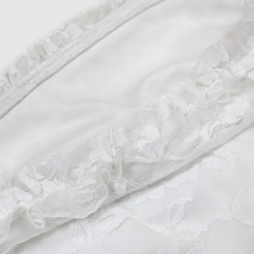 Strapless irregular solid color long dress for women 20