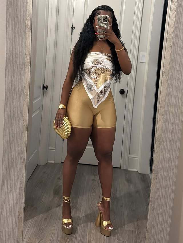 Fashion Strapless Sexy Two Piece Shorts Set 26
