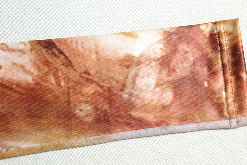 Women's Retro Fashion Print Sexy Off Shoulder Long Sleeve Trendy Dress 16