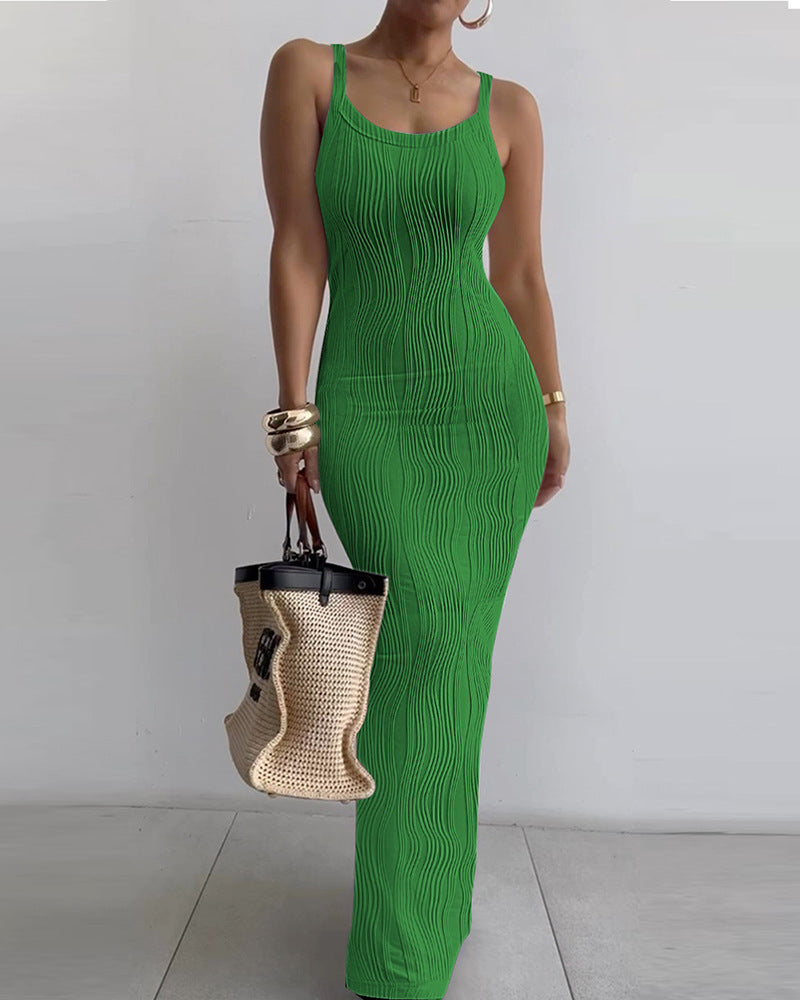 Women Summer Sleeveless Maxi Dress