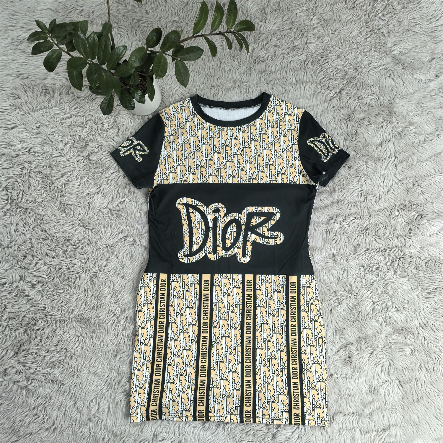 Women's Casual Chic Printed Bodycon Dress 27