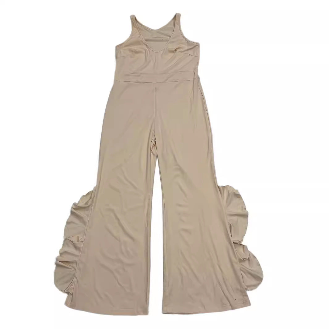 Plus Size Women pleated jumpsuit 3