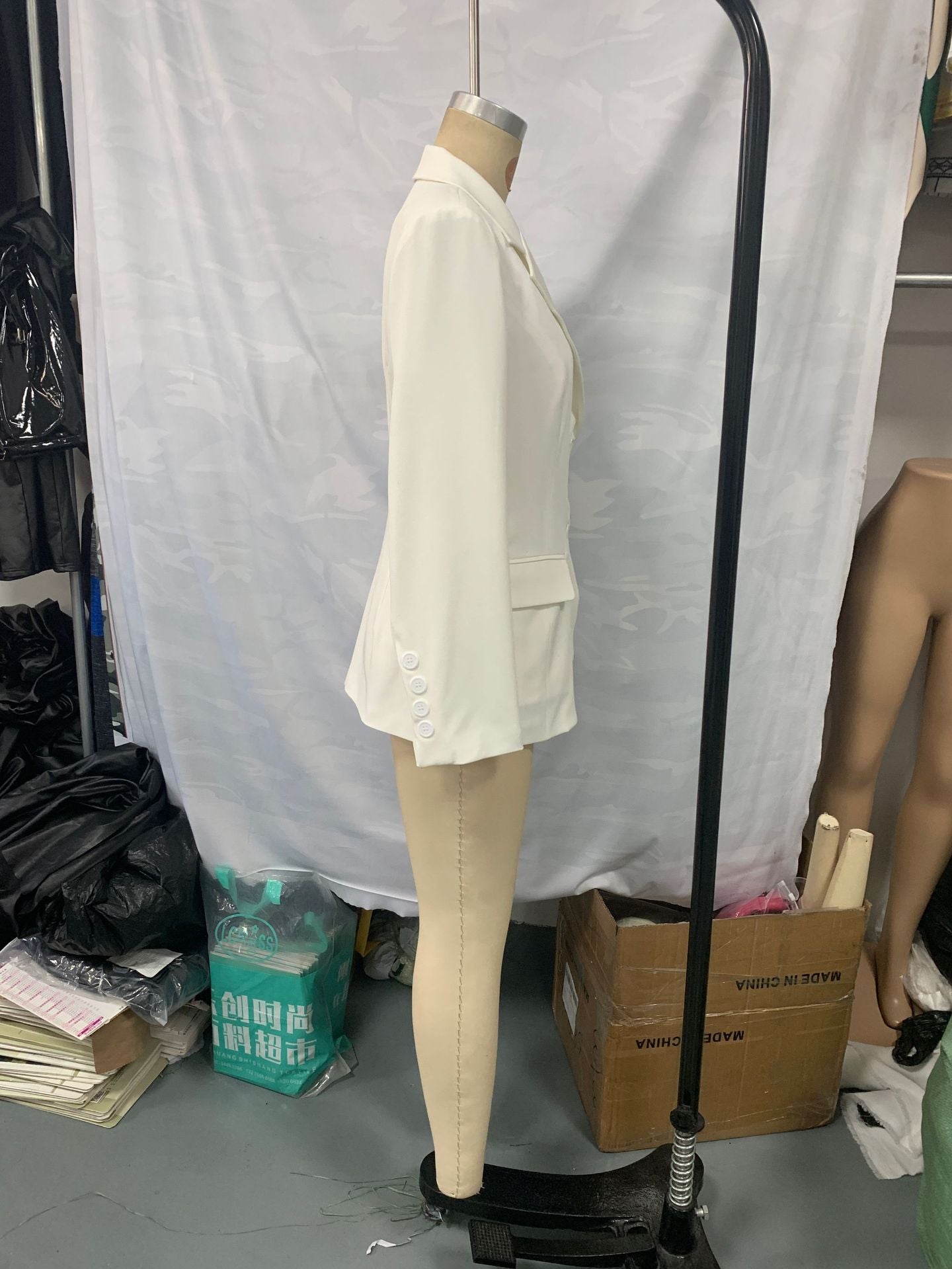 Solid Color Jacket Women's Spring Casual Blazer 4