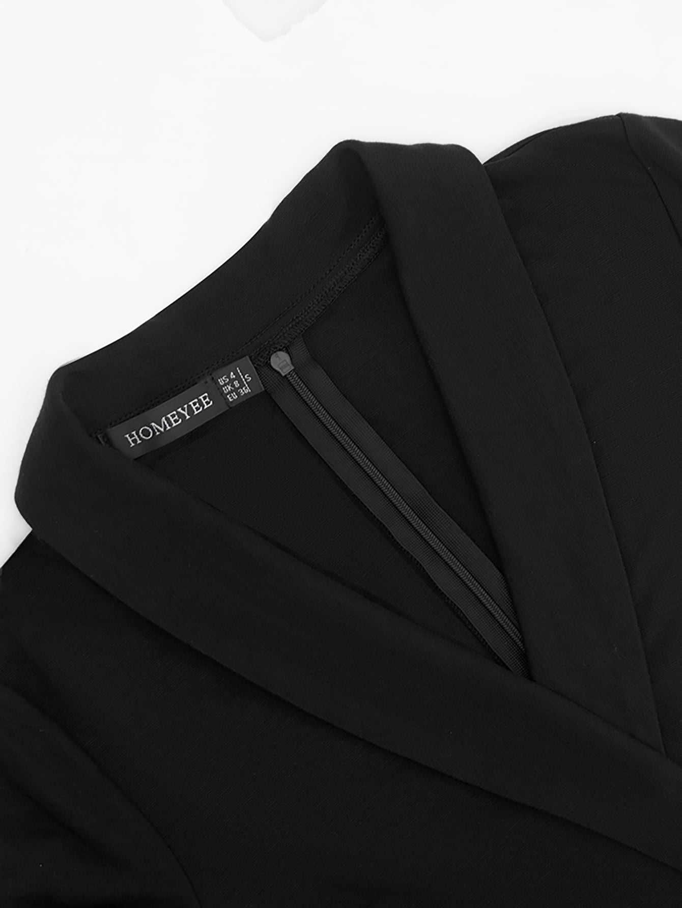 Women OL Wear Black Blazer Dress 8