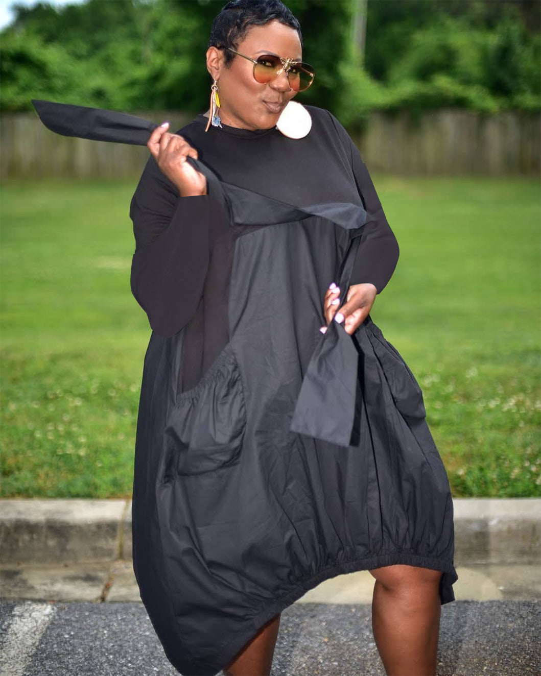 Women Mesh Print Dress 3