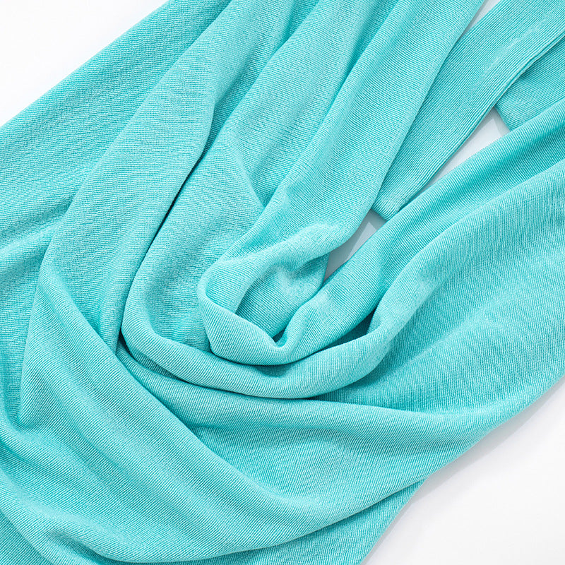 Women V Neck Halter Neck Lace Backless Top and Skirt two-piece suit 24