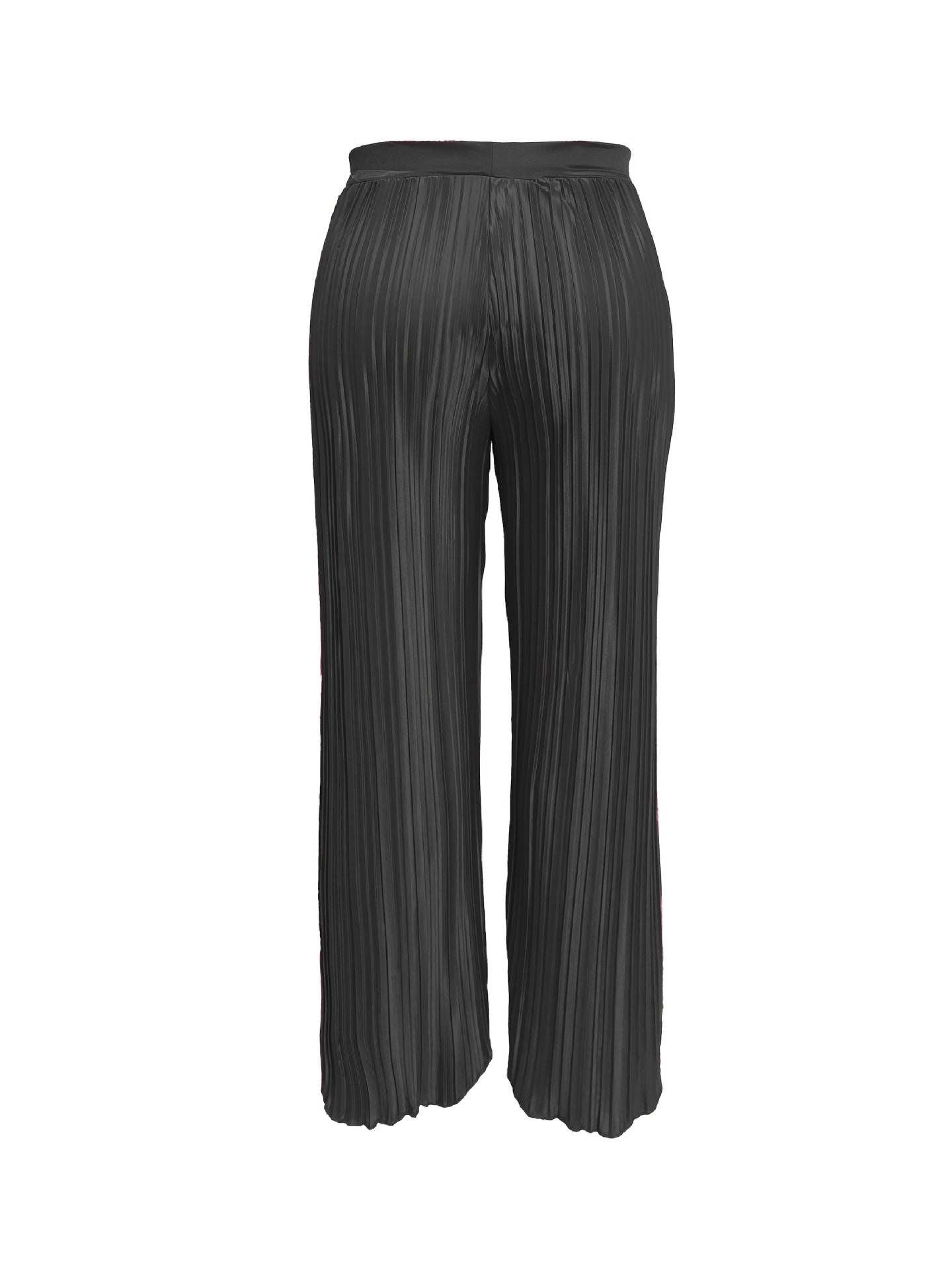 Plus Size Women Casual Career Pleated Pants 5