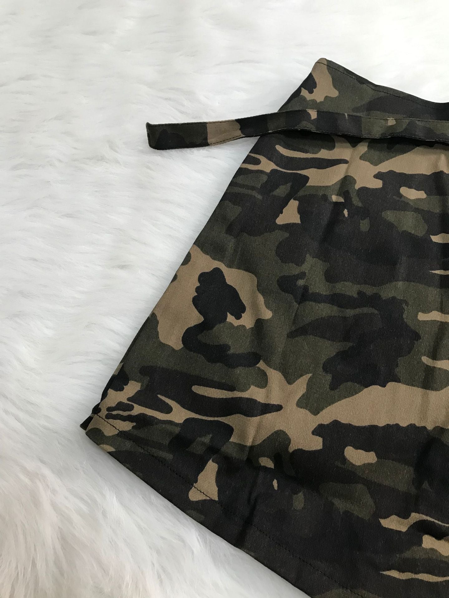 Summer Women's Casual Camo Pocket Shorts 12