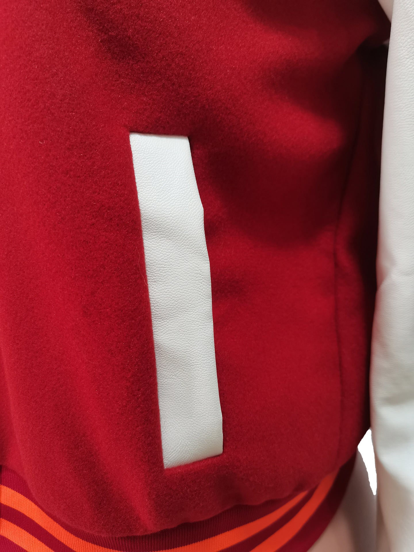 Women Fashion Velvet Print Embroidered Baseball Jacket 48