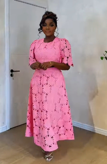 Women's Hollow Out Top Fashion Casual Two-Piece Set 4