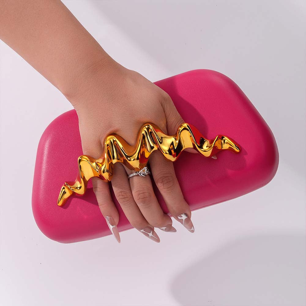 Women's Shoulder/Crossbody Bag Unique PU Wristlet Clutch for Wedding & Evening Party 7