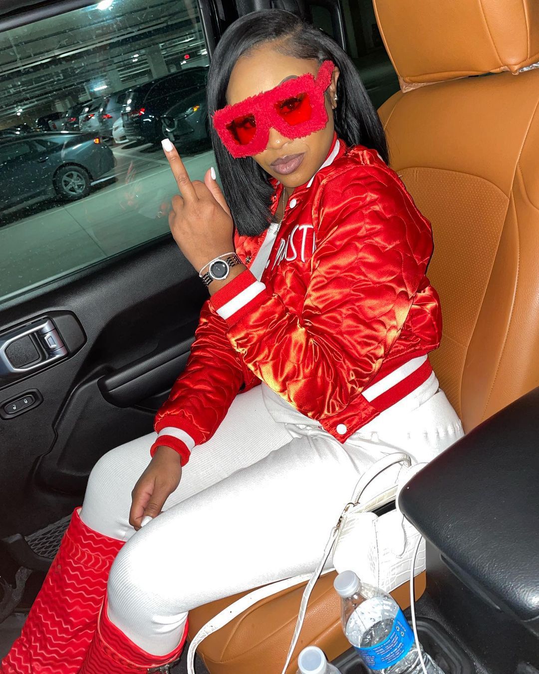 Women Casual Letter Embroidered Padded Jacket 6