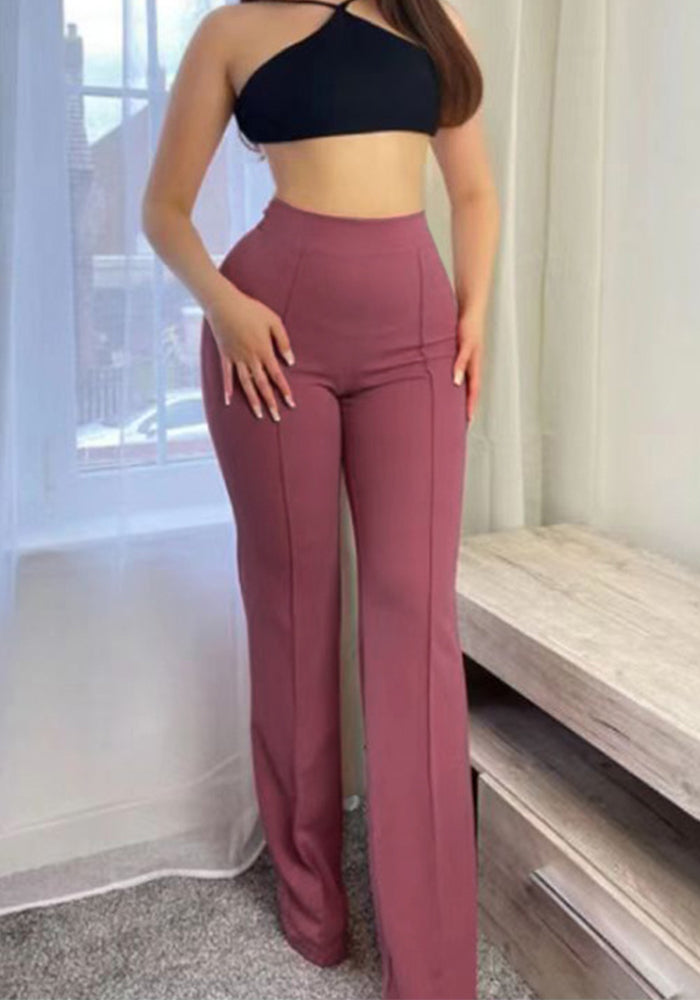 Casual Pants Spring and Autumn Chic Career Slim Pants Versatile Fashion Wide Leg Pants