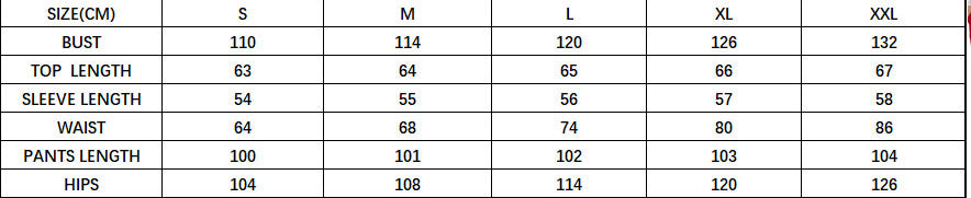 Women Heart Print Color Block Top and Casual Pants Set 16