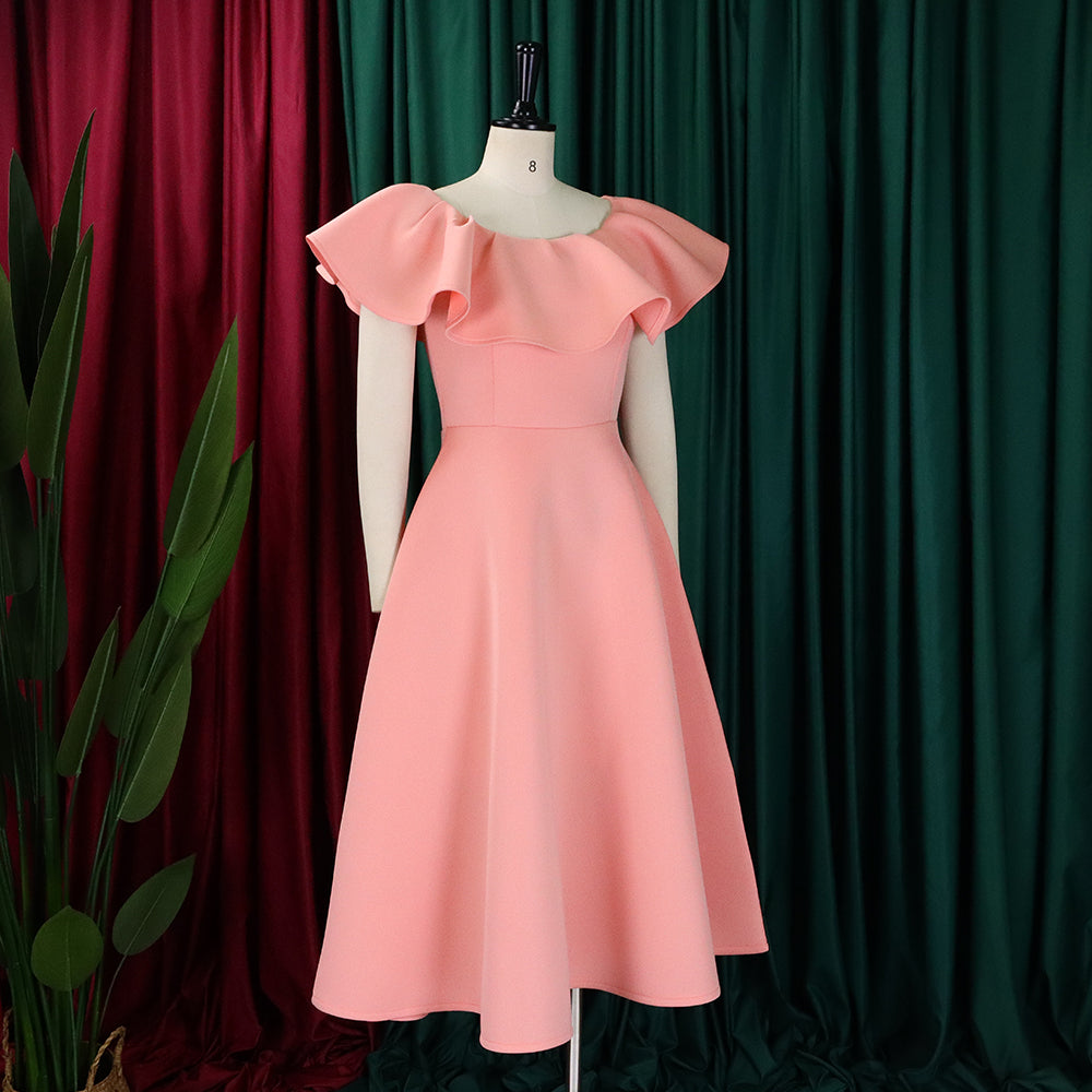 Women's Summer Fashion Chic Ruffle Formal Party Gown Dress 13