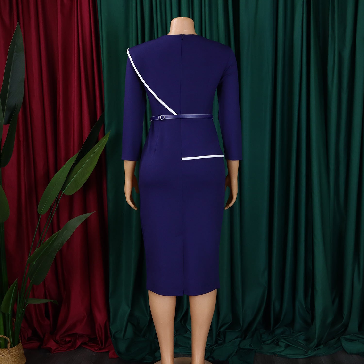 African Elegance Career Bodycon Dress 9