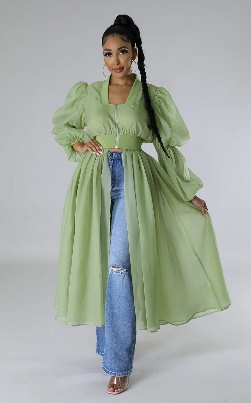 Women's Autumn Fashion Solid Color Long Sleeve Chic Dress 5