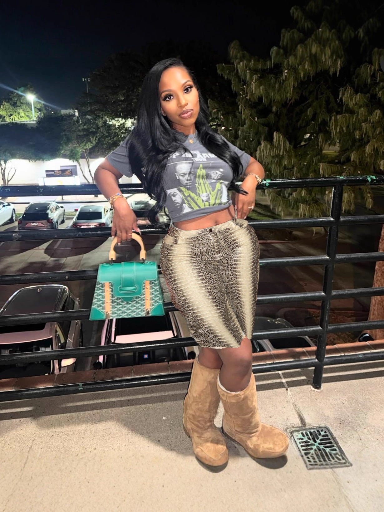 Women Sexy Printed Cropped Shorts 5