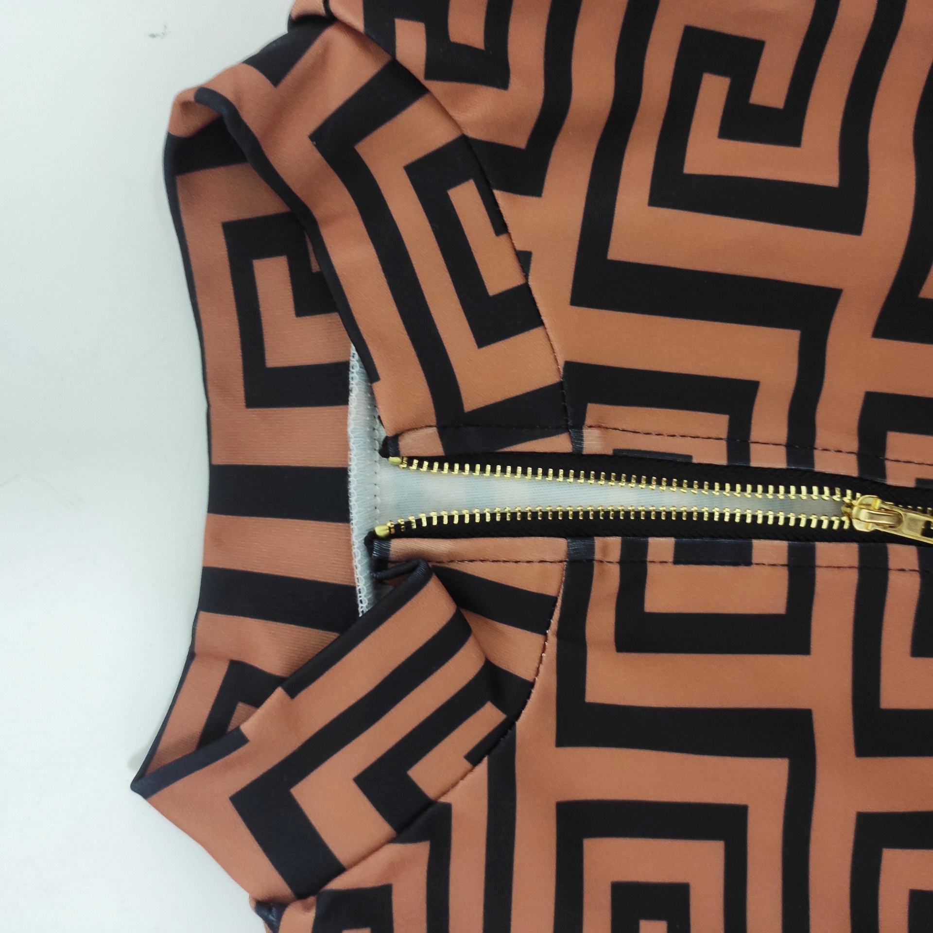 Sexy Fashion Printing Long-Sleeved V-Neck Jumpsuit 9