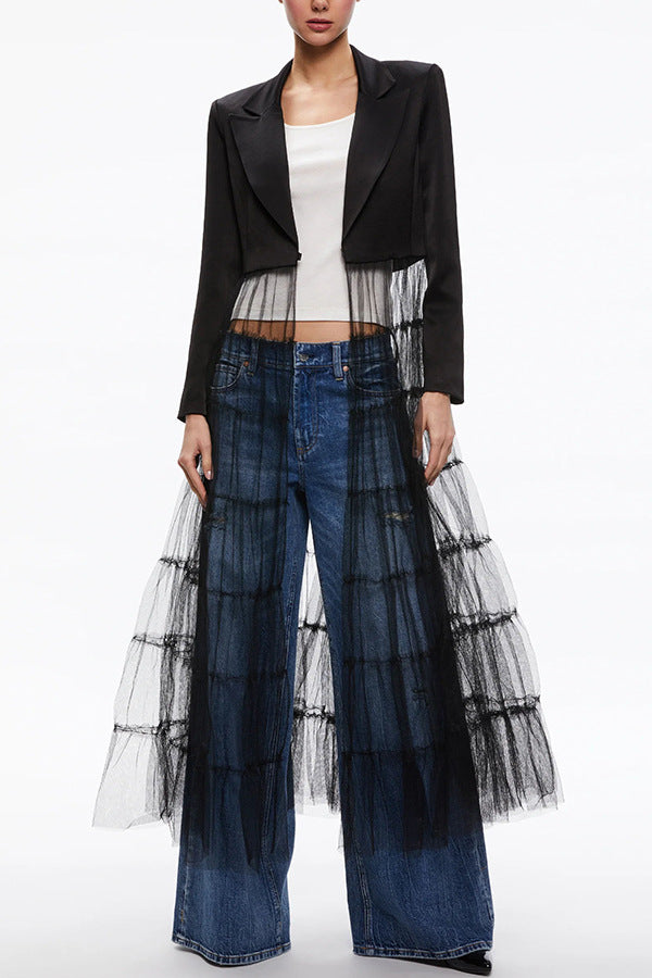 Women Turndown Collar Loose Casual Dress 3