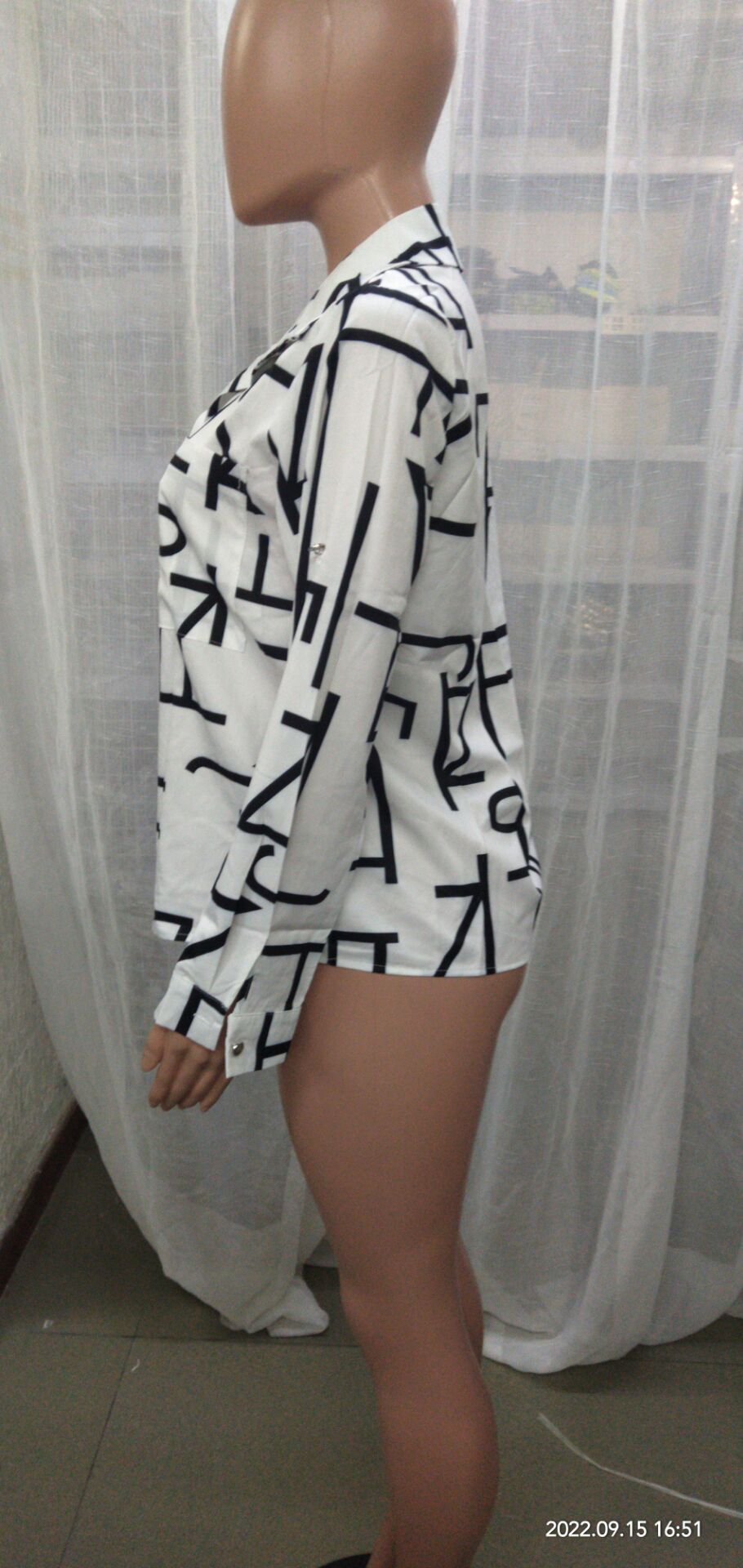 Women's Spring Autumn Tops Long Sleeve Shirts Printed Blouse Women 32