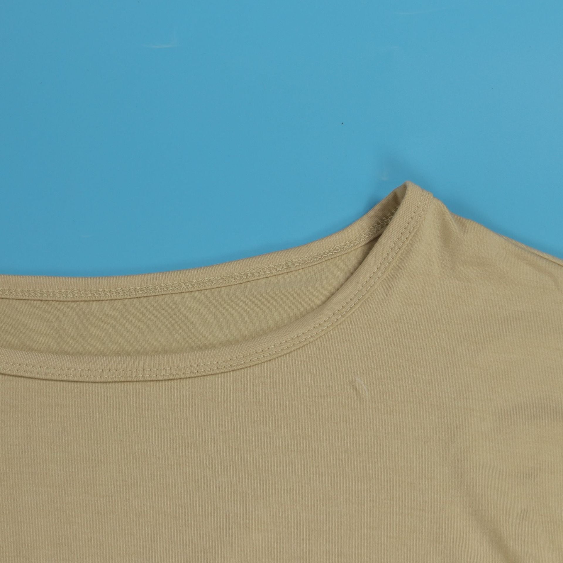 Women Solid Casual Slash Shoulder Top and Pant Two-piece Set 34