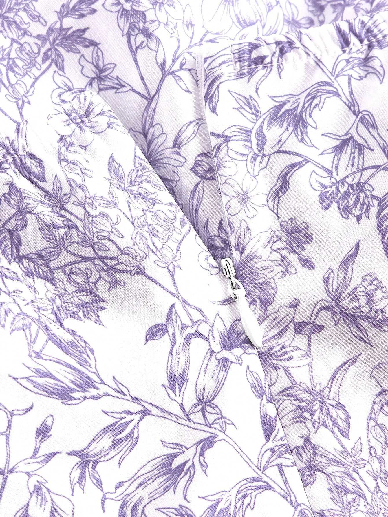 Women floral cascading ruffles dress 28