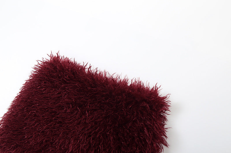 Women Fall Backless Hooded Top and Skirt Two-Piece Set 15