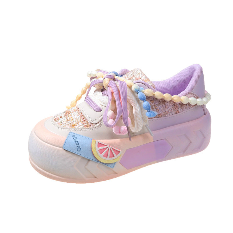 Women Sports Casual Thick Sole Sneakers 13