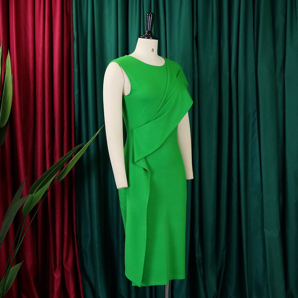 Women's Summer Fashion Bodycon Tonle Plus Size African Dress 16