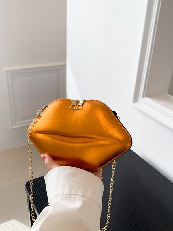 Women Lips Crossbody Chain Shoulder Bag 11