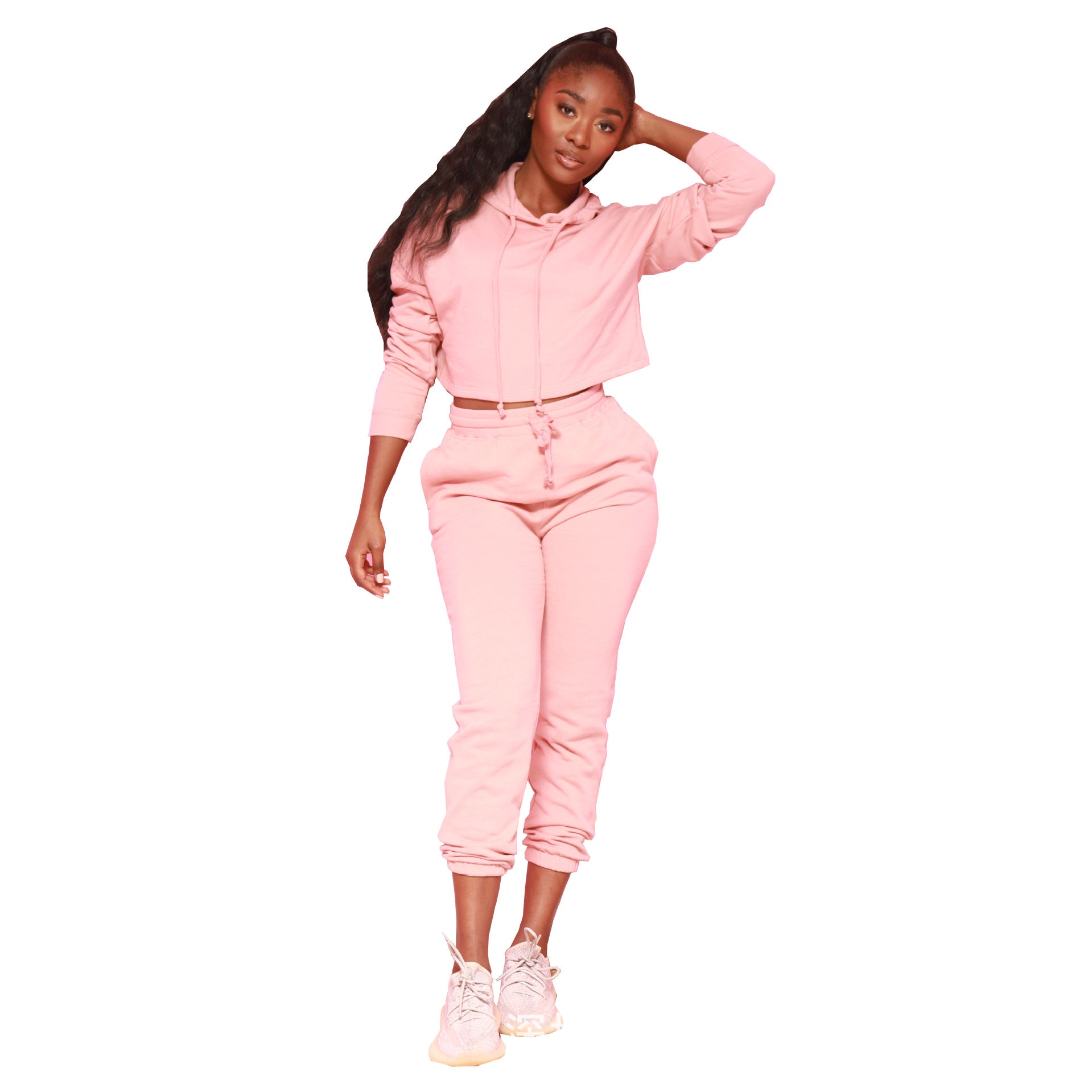 Women Hoodies and Pant two-piece set 12