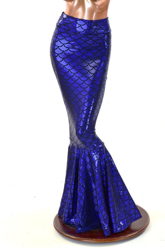 Sexy Mermaid High Waist Fishtail Skirt 24