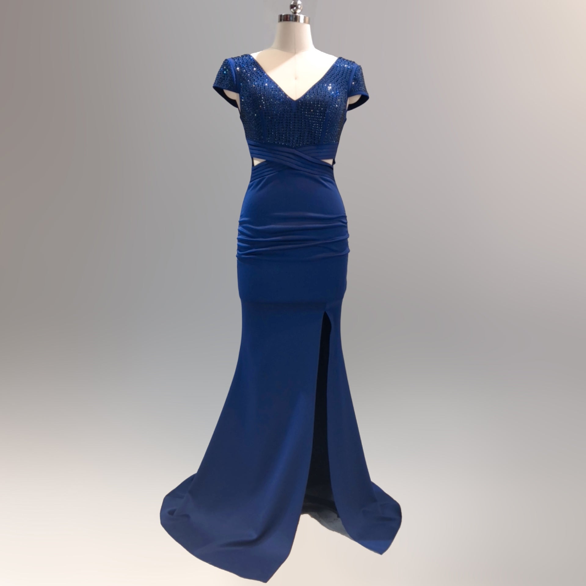 Women Formal Party Fishtail Evening Dress 34