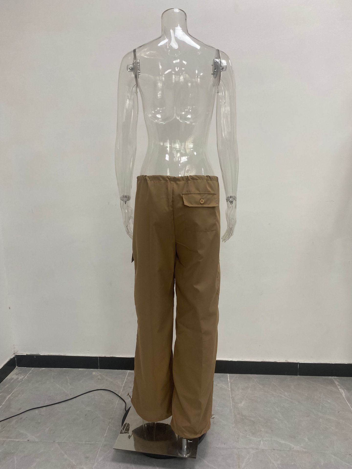 Street Loose Cargo Pants Autumn Fashion Casual Low Waist Plus Size Slim Fit Trousers 23