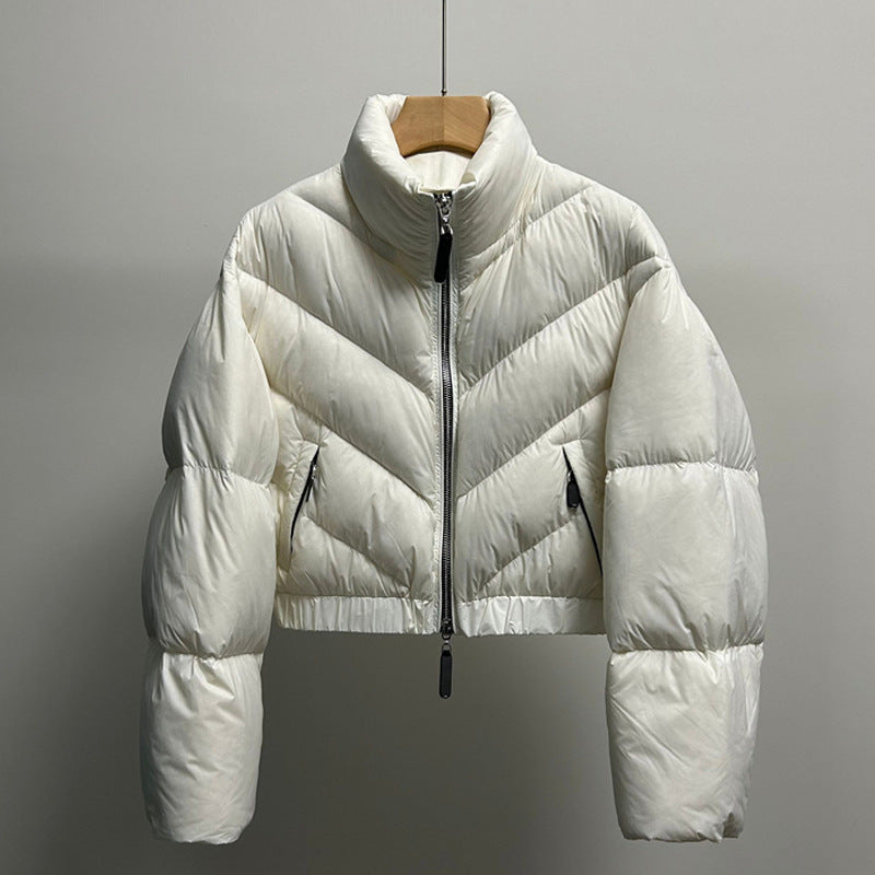 Women's Retro Down Jacket Puff Coat 3